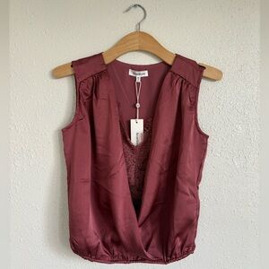 Heartloom Burgundy Tank Top